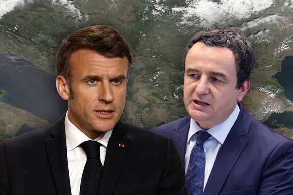 MAKRON RAZGOVARAO SA  KURTIJEM Francuski predsednik poručio da Pariz veliki značaj pridaje napretku u uspostavljanju Zajednice opština sa srpskom većinom